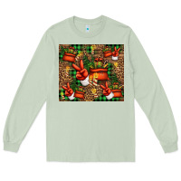 Matcha Christmas Santa Claus peace hand Long Sleeve Tee - Jasminsmagicworld