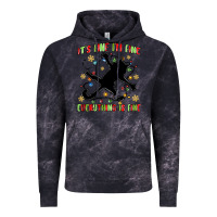 Cloud Black it's fine i'm fine everything is fine Vintage Hoodie - MaliasSmallBusiness
