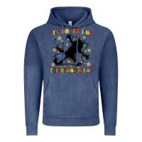 Vintage Denim it's fine i'm fine everything is fine Vintage Hoodie - MaliasSmallBusiness