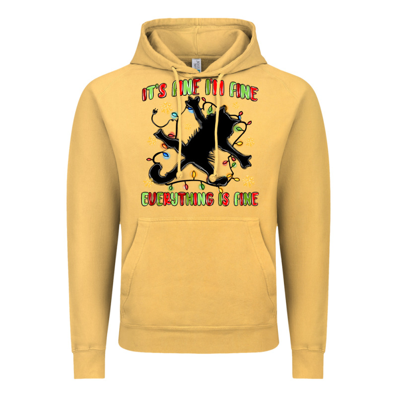 It's Fine I'm Fine Everything Is Fine Vintage Hoodie by MaliasSmallBusiness | Teevron
