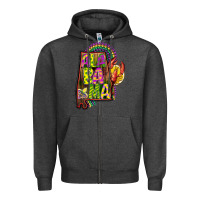 Charcoal Heather mardi gras alabama map Zipper Hoodie - CowGirlArtShop