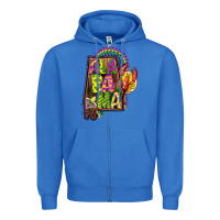 True Royal mardi gras alabama map Zipper Hoodie - CowGirlArtShop