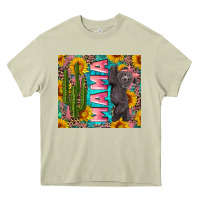 Mossy western mama with baby bear Heavy Core Tee - Artiststas