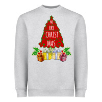 Heather Grey Red Merry Christmas 2020 Heavyweight Sweatshirt - Bettercallsaul