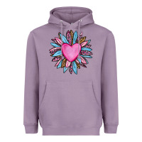 Lavender valentine's day sunflower olivia Heavyweight Hoodie - OliviaCreatesArt