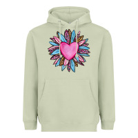 Matcha valentine's day sunflower olivia Heavyweight Hoodie - OliviaCreatesArt