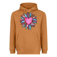Meerkat valentine's day sunflower olivia Heavyweight Hoodie - OliviaCreatesArt