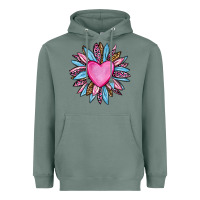 Sage valentine's day sunflower olivia Heavyweight Hoodie - OliviaCreatesArt