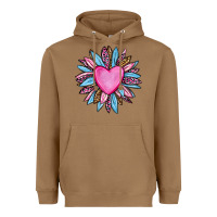 Toasted Coconut valentine's day sunflower olivia Heavyweight Hoodie - OliviaCreatesArt