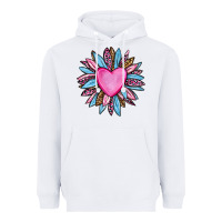 White valentine's day sunflower olivia Heavyweight Hoodie - OliviaCreatesArt