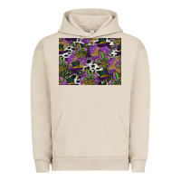 Pigment French Oak mardi gras celebration pattern Urban Hoodie - CowhideDigitalArt