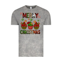 Cloud Rock Merry Christmas cupcakes Vintage Tee - NancyCooperArtShop