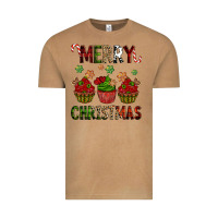 Vintage Camel Merry Christmas cupcakes Vintage Tee - NancyCooperArtShop