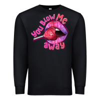 Black You blow me away Valentine's Day Premium Sweatshirt - FaDigitalArtStudio
