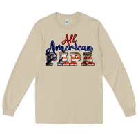 Mushroom all american papa Long Sleeve Tee - BarkalooDesign