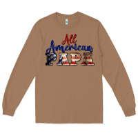 Toasted Coconut all american papa Long Sleeve Tee - BarkalooDesign