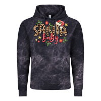 Cloud Black santa baby Vintage Hoodie - MaliasSmallBusiness
