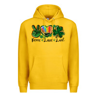 Lemon Peace love St. Patrick's Day Premium Hoodie - CowGirlArtShop