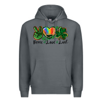 Rock Peace love St. Patrick's Day Premium Hoodie - CowGirlArtShop
