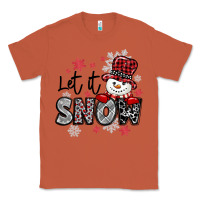 Copper let it snow sowman snowflake Classic Tee - MaliasSmallBusiness