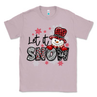Let It Snow Sowman Snowflake Classic Tee | Teevron