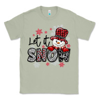 Matcha let it snow sowman snowflake Classic Tee - MaliasSmallBusiness