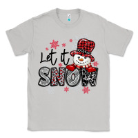 Moon Dust let it snow sowman snowflake Classic Tee - MaliasSmallBusiness