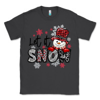 Smoke let it snow sowman snowflake Classic Tee - MaliasSmallBusiness