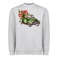 Heather Grey green truck Heavyweight Sweatshirt - Bettercallsaul