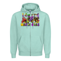 Seafoam i dig mardi gras Zipper Hoodie - CowGirlArtShop