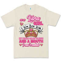 Bone As A Libra Girl I Was Born With My Heart On My Sleeve And A Mouth Premium Tee - Jasminsmagicworld