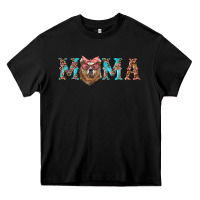Black mama with bear Heavy Core Tee - Artiststas