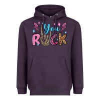 Plum you rock valentine's day olivia Heavyweight Hoodie - OliviaCreatesArt