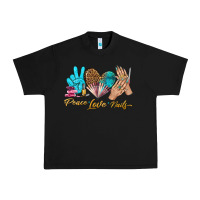Black peace love nails bbs Urban Heavy Tee - BundleAndBundleShop