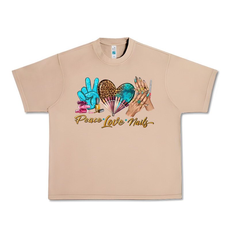 Peace Love Nails Bbs Urban Heavy Tee by BundleAndBundleShop | Teevron
