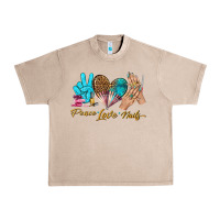 French Oak peace love nails bbs Urban Heavy Tee - BundleAndBundleShop
