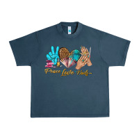 Midnight Navy peace love nails bbs Urban Heavy Tee - BundleAndBundleShop