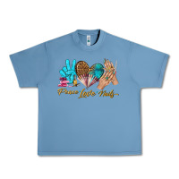Pebble Blue peace love nails bbs Urban Heavy Tee - BundleAndBundleShop