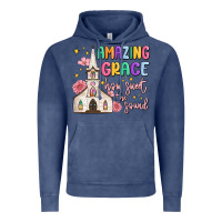 Vintage Denim amazing grace how sweet the sound Vintage Hoodie - MaliasSmallBusiness