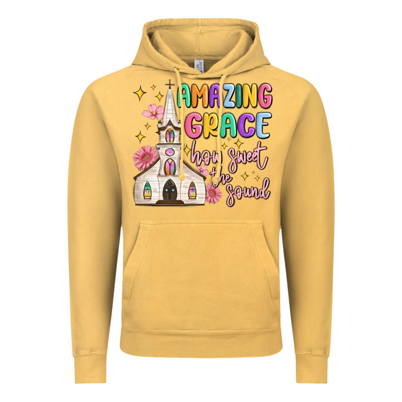 Amazing Grace How Sweet The Sound Vintage Hoodie by MaliasSmallBusiness | Teevron