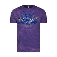 Cloud Purple cheer mom Vintage Tee - MaliasSmallBusiness
