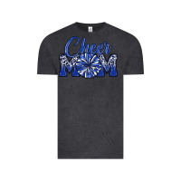 Vintage Black cheer mom Vintage Tee - MaliasSmallBusiness