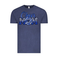 Vintage Denim cheer mom Vintage Tee - MaliasSmallBusiness
