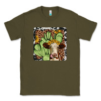 Army Green cactus hereford coaster Classic Tee - JahusDesignShop