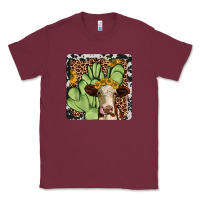 Burgundy cactus hereford coaster Classic Tee - JahusDesignShop