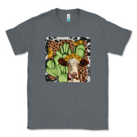 Charcoal Heather cactus hereford coaster Classic Tee - JahusDesignShop