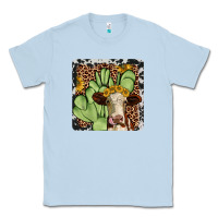 Dusty Blue cactus hereford coaster Classic Tee - JahusDesignShop