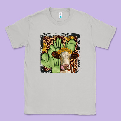 Cactus Hereford Coaster Classic Tee Designed By Jahusdesignshop