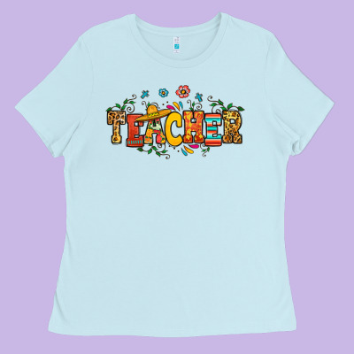 Spanish Teacher Ladies Tee Designed By Ranaportraitstore