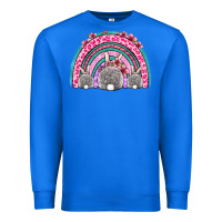 True Royal Easter bunny rainbow Premium Sweatshirt - OliviaCreatesArt
